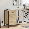 vidaXL Cabinet with Charging Station Sonoma Oak 76 x 41 x 72 cm