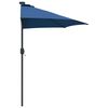 vidaXL Garden Parasol Azurblau 294 x 150 x 224 cm Polyester and Steel