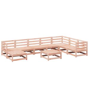 vidaXL 9 Piece Garden Sofa Set Solid Wood Douglas Fir