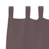 vidaXL Blackout Curtains with Rings 2 pcs Dark Brown 260 x 140 cm