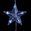 vidaXL LED Star Curtain Fairy Lights 500 LED Blue 8 Function