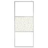 vidaXL Walk-in Shower Wall ESG Glass with Stone Design 90x195 cm
