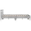 vidaXL Bed Frame without Mattress Concrete Grey 120x190 cm Small Double