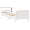 vidaXL Bed Frame without Mattress White 90x190 cm Single Solid Wood Pine