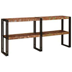 vidaXL Console Table Multicolour 160 x 33 x 75 cm Solid Reclaim Wood