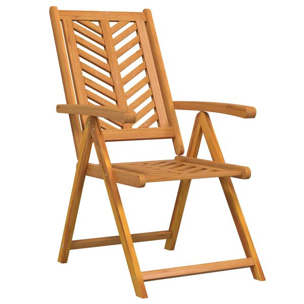 vidaXL Garden Chair 8 pcs Brown 57 x 72 x 109 cm Solid Acacia Wood