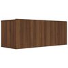 vidaXL 3 Piece TV Cabinet Set Brown Oak Engineered Wood