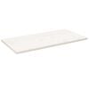 vidaXL Table Top White 110x60x2,5 cm Solid Wood Pine Rectangular