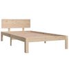 vidaXL Bed Frame without Mattress Solid Wood Pine 100x200cm