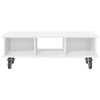 vidaXL TV Stand White 100 x 35 x 35 cm Engineered Wood
