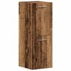 vidaXL Bathroom Furniture Set Wall-mounted 4 pcs Brown Engineered Wood