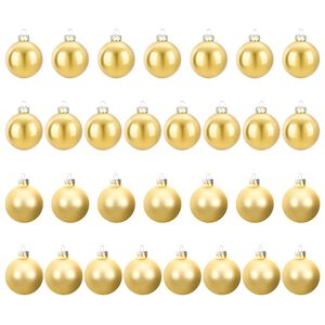 vidaXL Christmas Ball Set 30 pcs Gold 6 cm Polystyrene