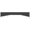 vidaXL 9-panel Wind Screen Fabric 1200x160 cm Anthracite