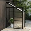 vidaXL Greenhouse Anthracite Aluminium 1.38 m&sup3;