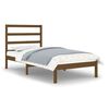 vidaXL Bed Frame without Mattress Honey Brown 75x190 cm Solid Wood