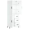 vidaXL Highboard White 69.5x34x180 cm Engineered Wood