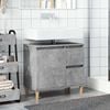 vidaXL Sink Cabinet Concrete Grey 65x33x60 cm Engineered Wood