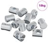vidaXL Barrel Nuts 3462 pcs Silver M6 x 13 mm Metal