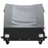 vidaXL Bike Trailer Black and Grey 30 kg Iron