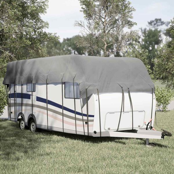 vidaXL Caravan Roof Cover Grey 800x300 cm Non-woven Fabric
