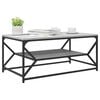 vidaXL Coffee Table Grey Sonoma 90 x 50 x 40 cm