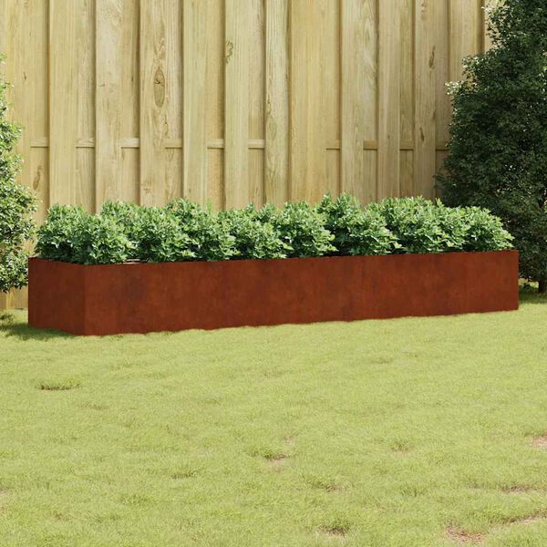 vidaXL Garden Raised Bed 280x80x40 cm Corten Steel