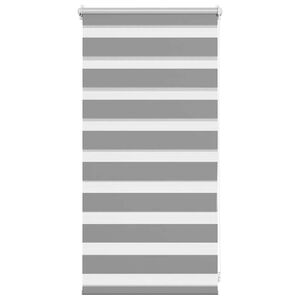 vidaXL Zebra blind 40.9x100 cm Fabric Width 36.7 cm grey