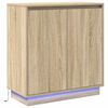 vidaXL Sideboard Sonoma Oak 71 x 34.5 x 75 cm Engineered wood