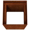 vidaXL Planter 40x40x80 cm Corten Steel