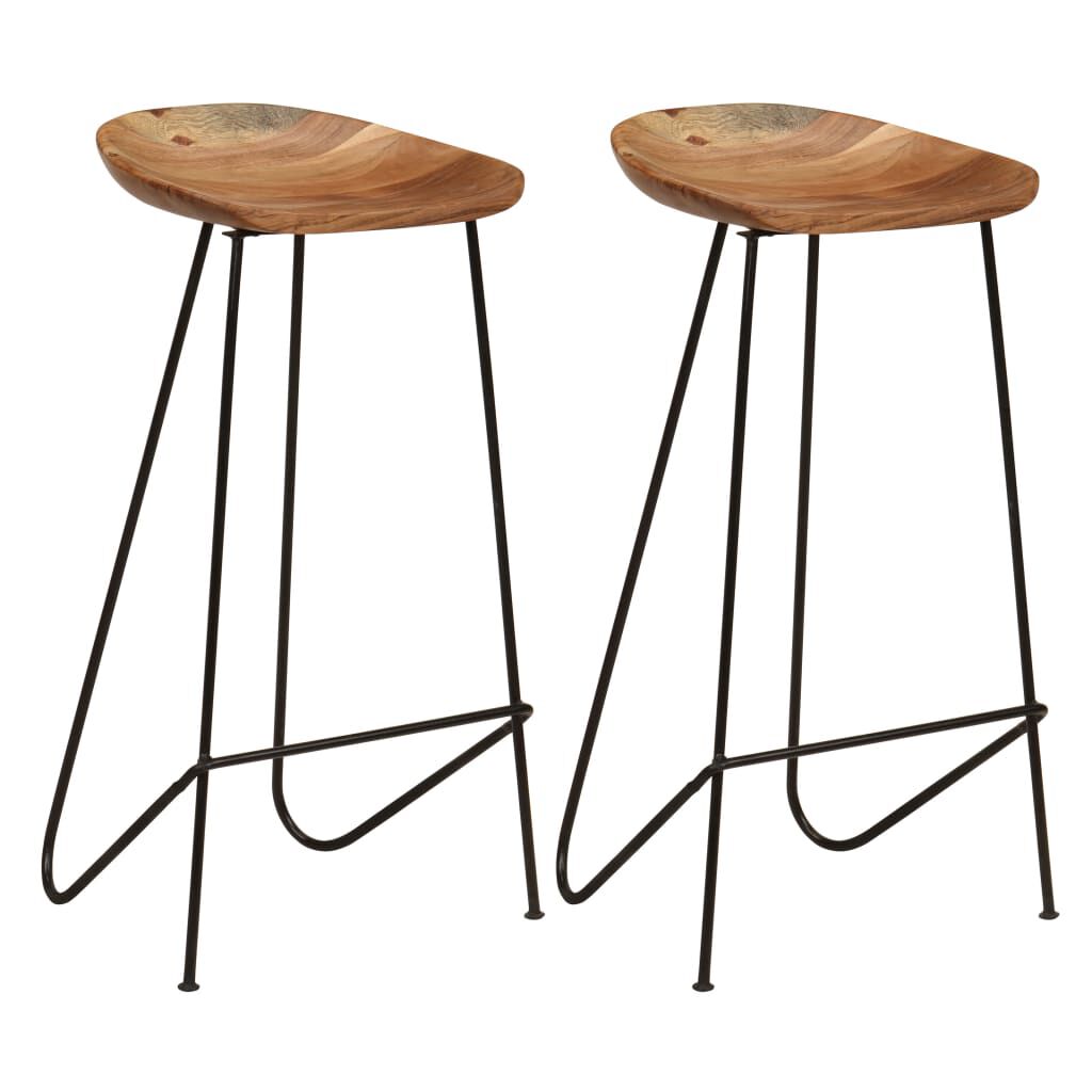 Acacia bar shop stool