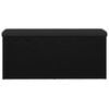 vidaXL Storage Bench Black oak 102 x 42 x 45 cm Engineered Wood
