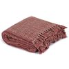 vidaXL Throw Cotton 220x250 cm Burgundy
