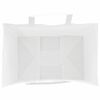vidaXL Paper Bags 250 pcs with Handles White 32x22x28 cm