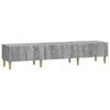 vidaXL TV Cabinet 147 x 34.5 x 30 cm Grey Sonoma Engineered Wood
