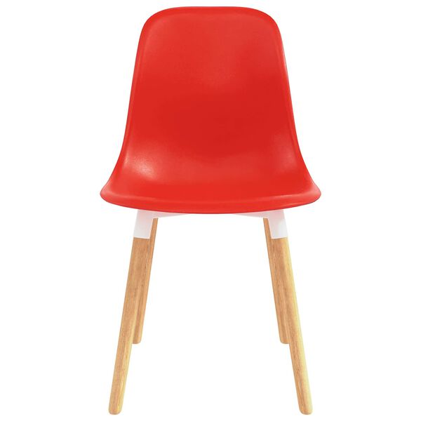 vidaXL Dining Chairs 6 pcs Red 47 x 50.5 x 83 cm