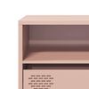 vidaXL TV Cabinet Pink 135x39x43.5 cm Cold-rolled Steel