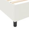 vidaXL Platform Bed Frame Cream 90 x 200 cm Fabric