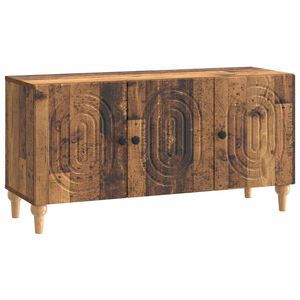 vidaXL TV Cabinet 99 x 34.5 x 50 cm Old Wood Engineered Wood