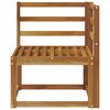 vidaXL Outdoor Corner Sofa Solid Acacia Wood Natural 63 x 63 x 73 cm