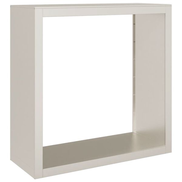 vidaXL Firewood Rack 100x40x100 cm Weathering Steel