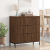 vidaXL Sideboard Brown Oak 79.5 x 33 x 82 cm Engineered Wood