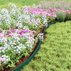 vidaXL Lawn Edgings Green 5000 x 4 x 5 cm Plastic