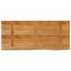 vidaXL Table Top Live Edge 140x60x3.8 cm Solid Wood Mango