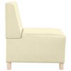 vidaXL Modular Sofa Unit Armless 2 pcs Cream 55 x 74 x 82 cm
