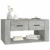 vidaXL Coffee Table Concrete Grey 80x50x40 cm Engineered Wood