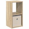 vidaXL Bedside Table Sonoma Oak 25.5 x 22 x 49.5 cm Engineered Wood
