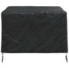 vidaXL Furniture Cover Plain Black 82 x 82 x 50 cm Fabric
