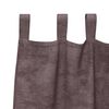 vidaXL Velvet Curtains with Curtains 2 pcs Brown 245 x 140 cm Velvet