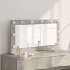 vidaXL Vanity Mirror with Mirror Concrete Grey 80 x 45 x 18 cm