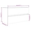 vidaXL Sink Cabinet Smoked Oak 80x38.5x45 cm Engineered Wood